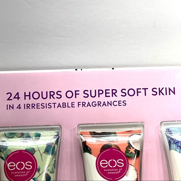 EOS Natural Shea Butter 24Hr Hydration Moisturizing Hand Creams 4PK 4 Fragrances - Picture 6 of 15